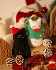 [Christmas Limited - Supports UNICEF] Qi-cha Night Owl Cats Charm Toy - Little Joys, Little Giving